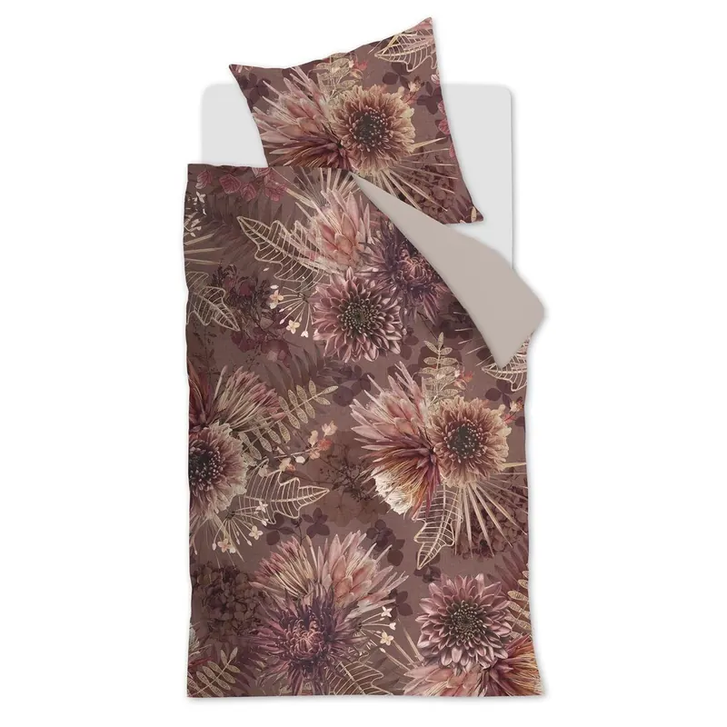 Rivièra Maison Bettwäsche Protea_Terra_ _UV_155x220 + 1x 1 , 1 155 x 220 cm, 80 x 80 cm orange