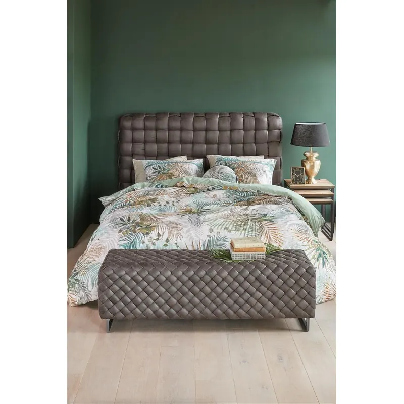 Rivièra Maison Bettwäsche Renforcé Enchanting Green + 1x 1 , 1 Grün 155x220, 155 x 220 cm