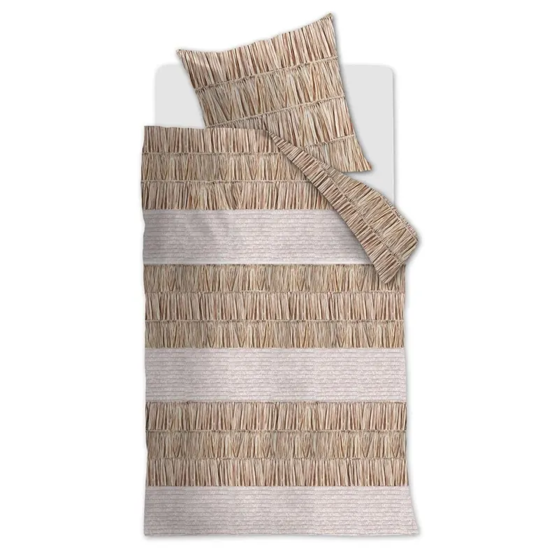 Rivièra Maison Bettwäsche Renforcé Raffiana al + 1x 1 , 1 155x220, 155 x 220 cm natur