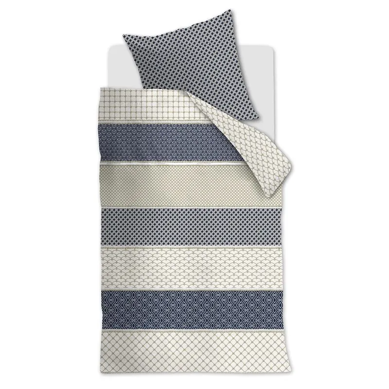 Rivièra Maison Bettwäsche Ropes Navy 135x200 blau