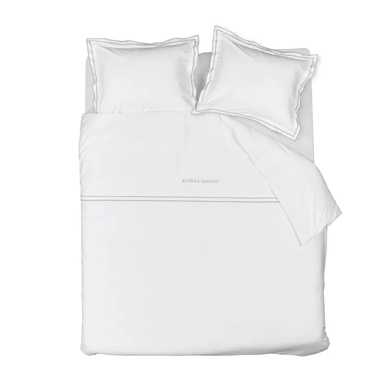 Rivièra Maison Bettwäsche Salute Sand 200x200 natur