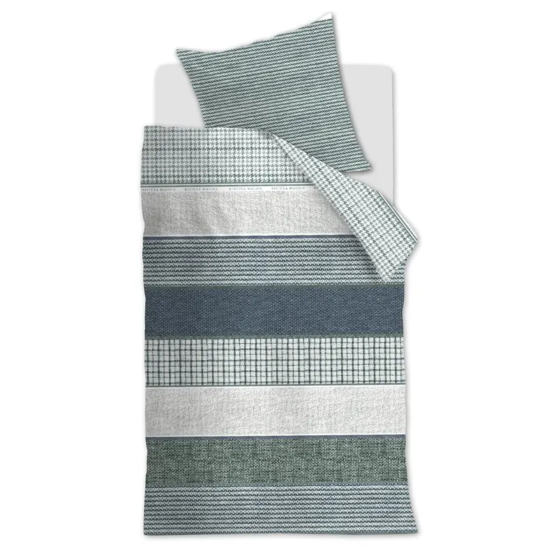 Rivièra Maison Bettwäsche Tailor Green 155x220 grün