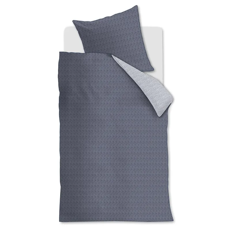 Rivièra Maison Bettwäsche Twisted Blue 155x220 blau