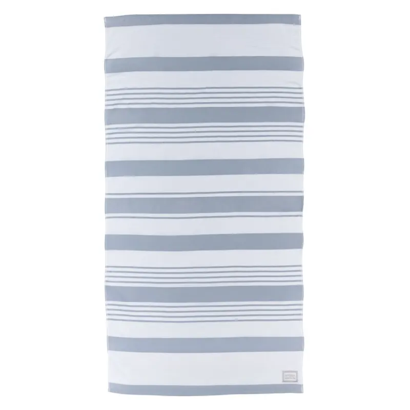 Rivièra Maison Heimtextilie Strandtuch RM Matteo Blue 90 cm x 180 cm blau