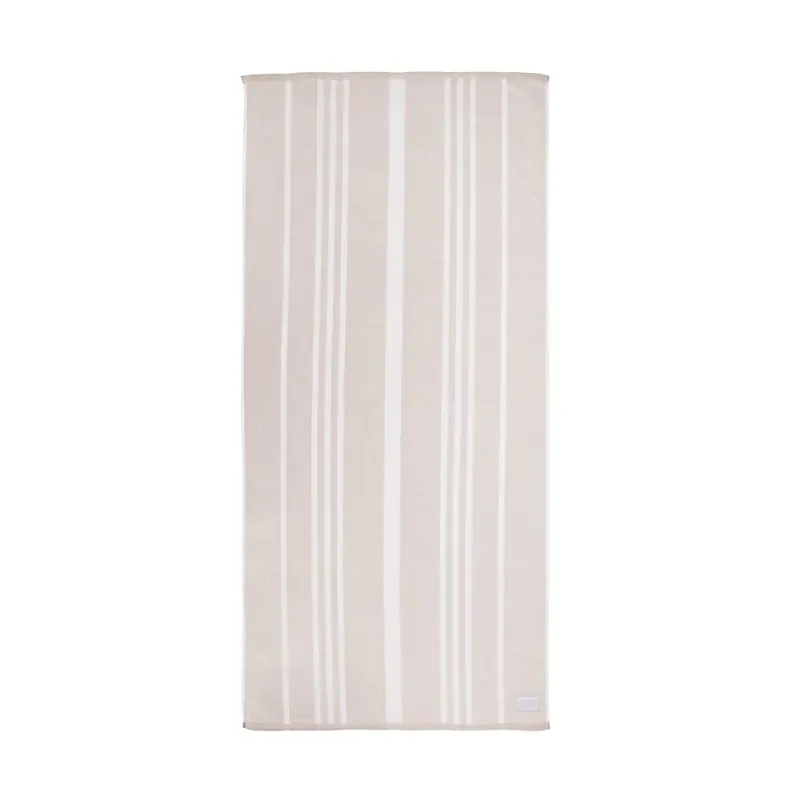 Rivièra Maison Heimtextilie Strandtuch RM Sienna Sand Sand 90 cm x 180 cm natur