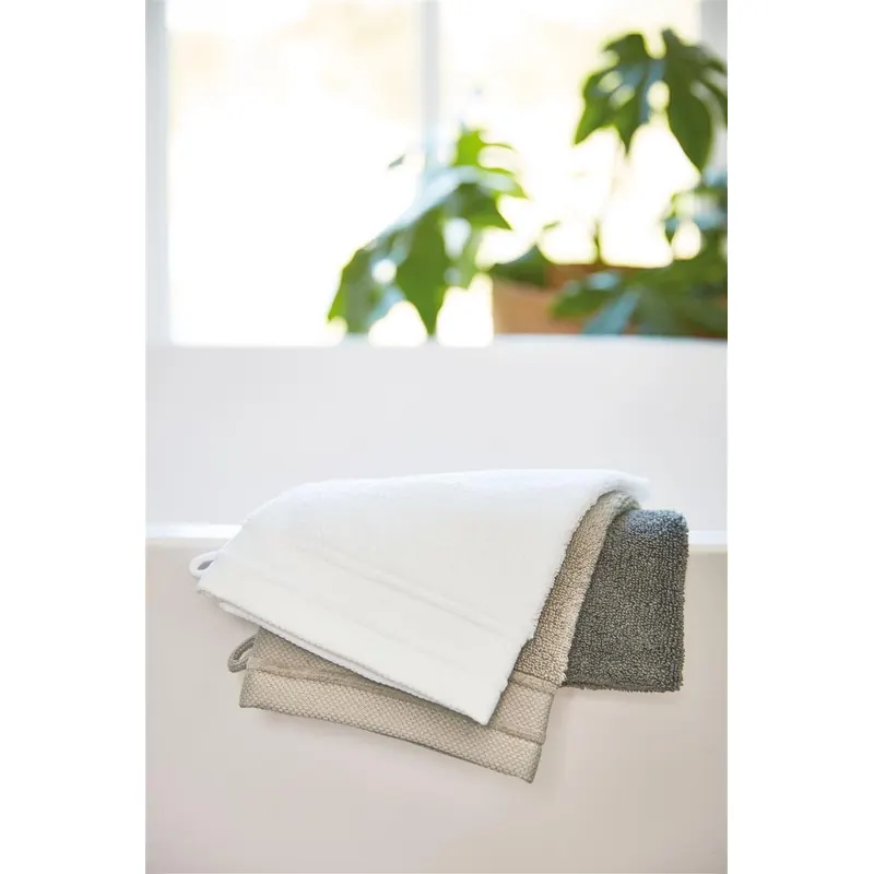 Rivièra Maison Heimtextilie Waschlappen Heart_Anthracite_UV_UV_16x21 3 x Waschlappen 16 x 21 cm grau