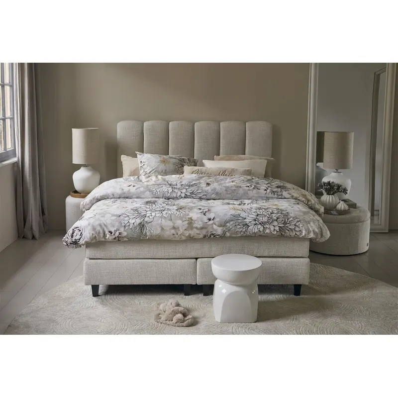 Rivièra Maison Kissenbezug Flourish Sand 80x80 natur