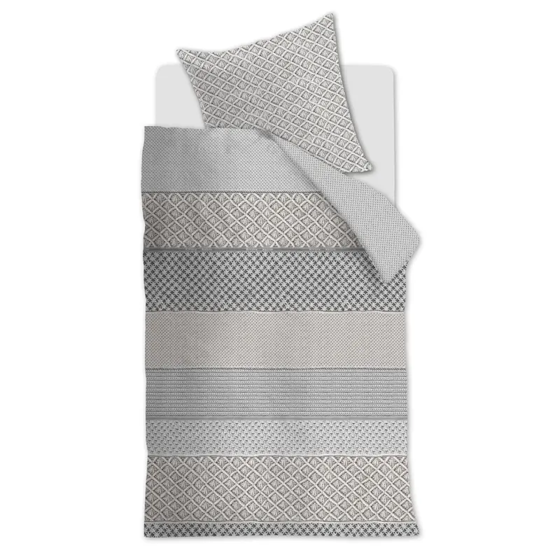 Rivièra Maison Kissenbezug Renforcé Boho Dream Grey 1 80x80, 80 x 80 cm Grau