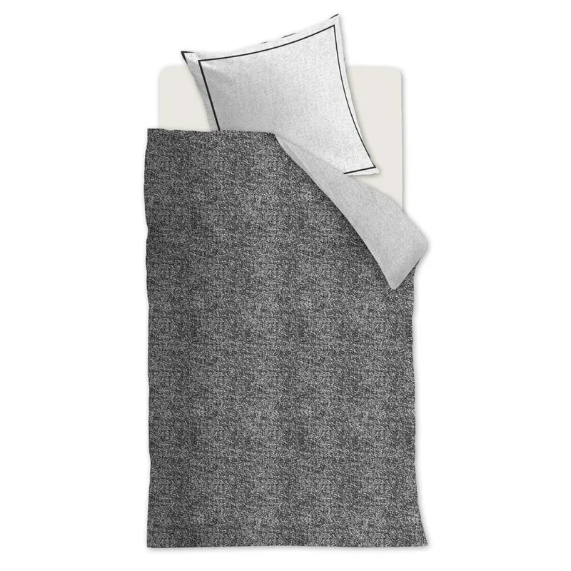 Rivièra Maison Kissenbezug Renforcé Coco Anthracite 1 Anthrazit 80x80, 80 x 80 cm grau
