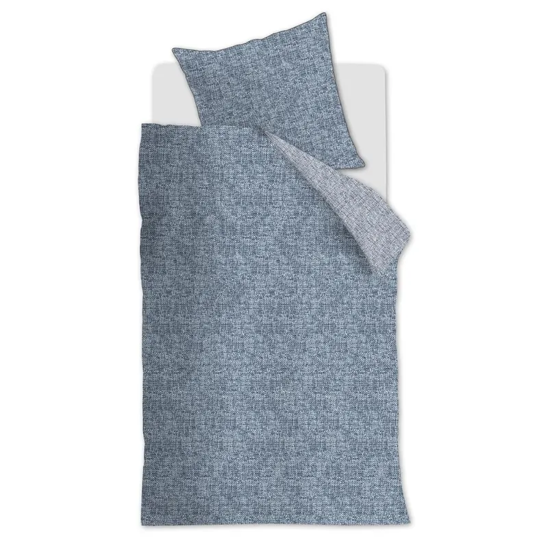 Rivièra Maison Kissenbezug Renforcé Hamilton Blue 1 80x80, 80 x 80 cm blau