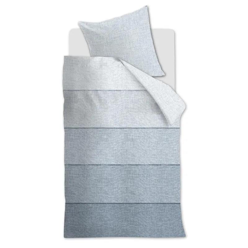 Rivièra Maison Kissenbezug Renforcé Harvey Blue 1 80x80, 80 x 80 cm blau