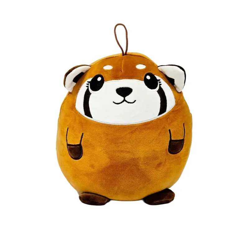 Roter Panda Kuscheltier Kissen Kawaii braun Figur Plüsch 35 cm Plüsch Kuschelkissen