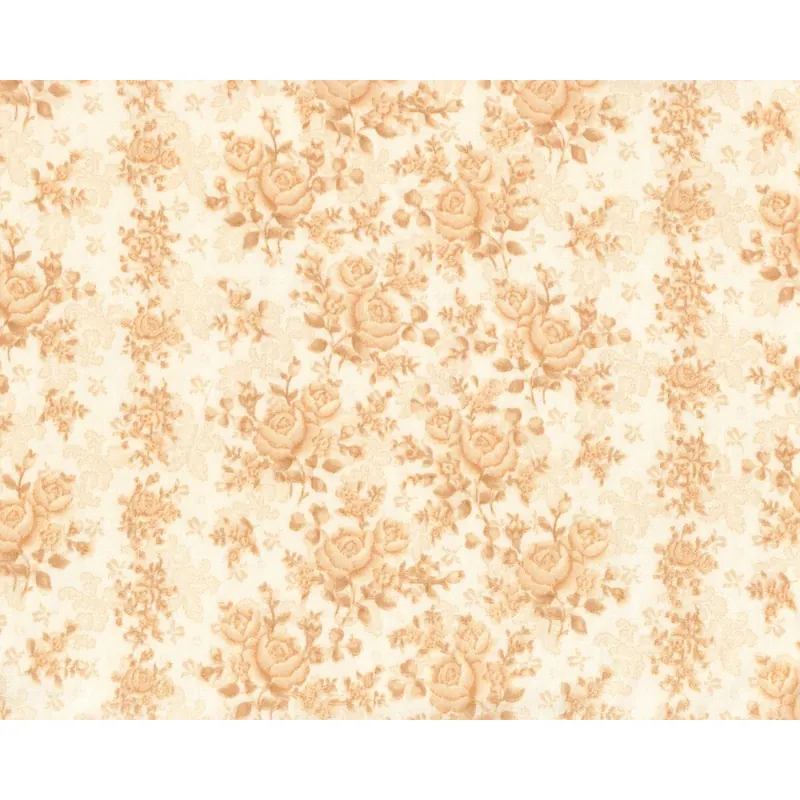 Rückseitenstoff HOMESTEAD WIDE, Rosen, beige