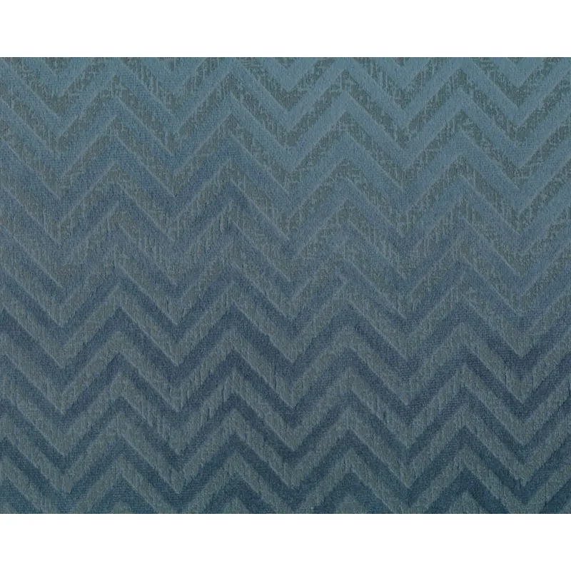 Samt-Polsterstoff LUSTRO NEXUS, Zackenwellen, taubenblau, Sanderson