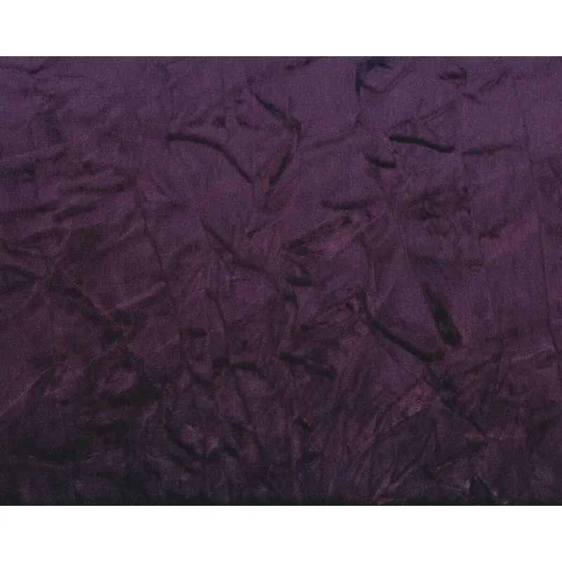 Samt-Polsterstoff LUSTRO SYLVANA, Crash, aubergine