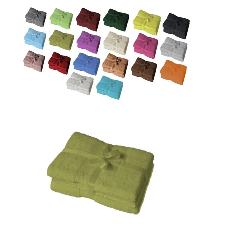 Saunatuch 2er Set 80 x 200 cm Kiwi
