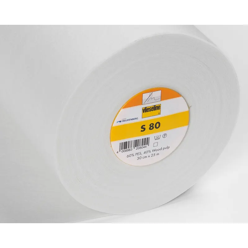 Schabrackeneinlage S 80, fest, Vlieseline
