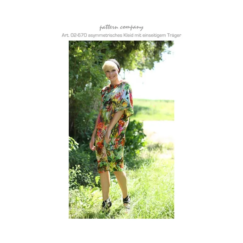 Schnittmuster ASYMMETRISCHES KLEID, pattern company