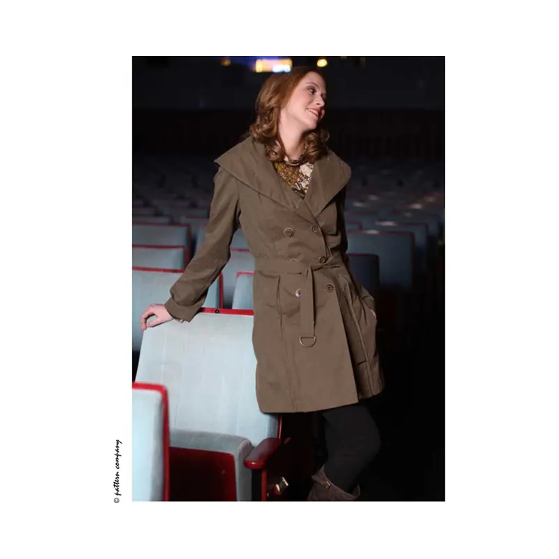 Schnittmuster LANGE JACKE MIT DACHKRAGEN, pattern company