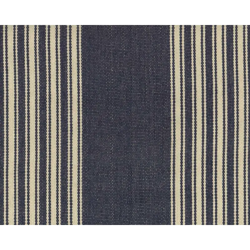 Schwerer, fest gewebter Polsterstoff HOMESTEAD STRIPE, Streifen-Design, gedecktes dunkelblau