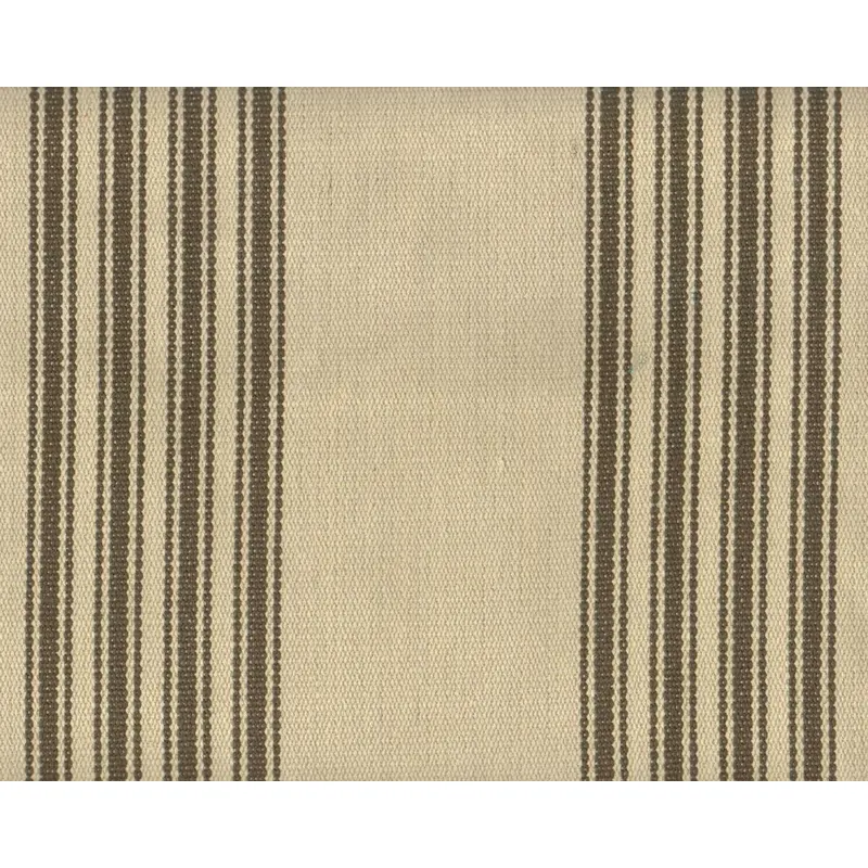Schwerer, fest gewebter Polsterstoff HOMESTEAD STRIPE, Streifen-Design, natur-schlammbraun