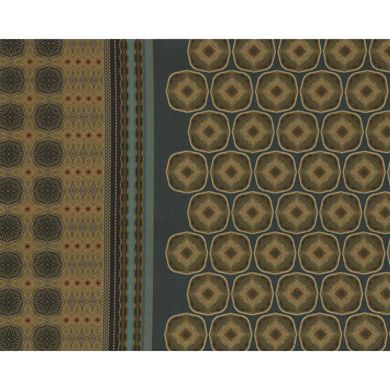 Scuba-Print GATSBY, Ornamentmuster-Bordüre, limette, Toptex