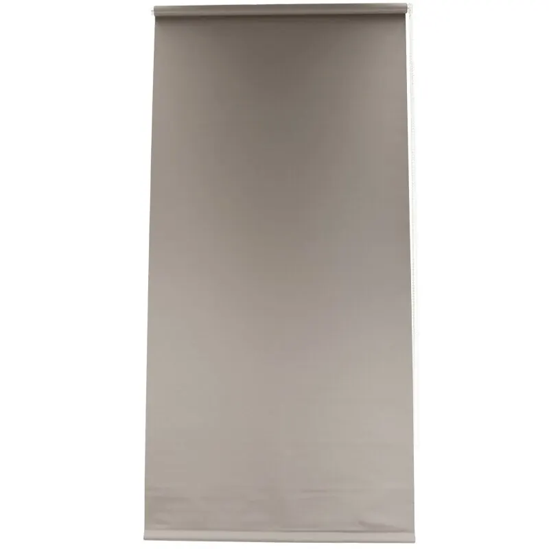 Seitenzugrollo verdunkelnd Ready to Fix Klemmfix Fensterrollo ohne Bohren 140 x 160 cm taupe