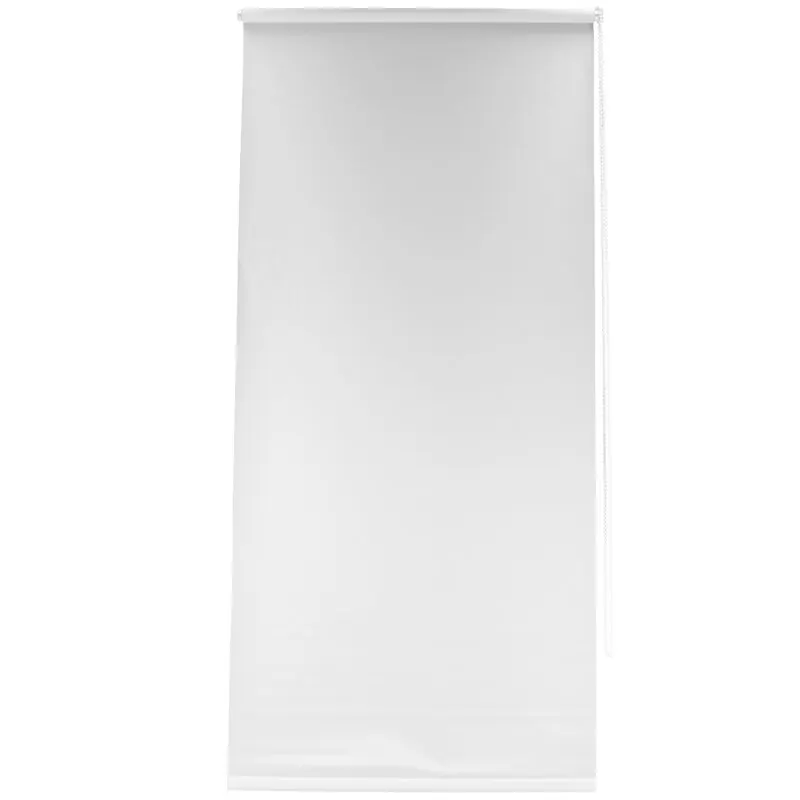 Seitenzugrollo verdunkelnd Ready to Fix Klemmfix Fensterrollo ohne Bohren 140 x 160 cm weiß