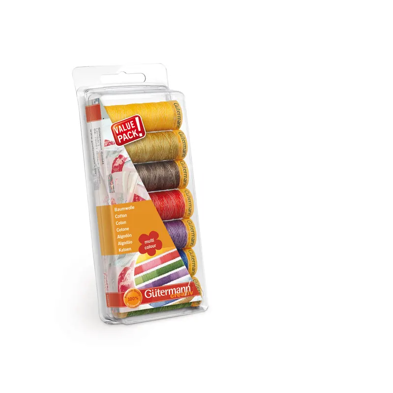 Set Baumwollfaden COTTON 50, multicolour, Gütermann