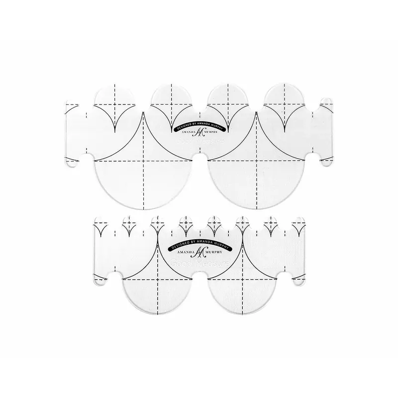 Set Quiltlineale EVERY CLAMSHELL für Ruler Work, Amanda Murphy
