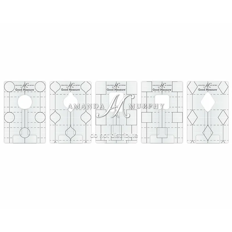 Set Quiltlineale EVERY MINI-LOLLIPOP für Ruler Work, Amanda Murphy