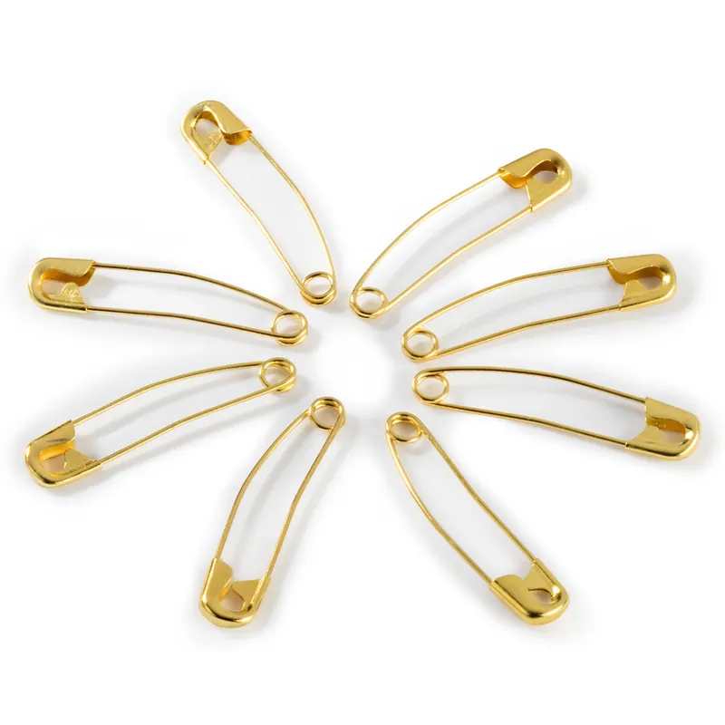 Sicherheitsnadeln GEBOGEN, gold, Prym