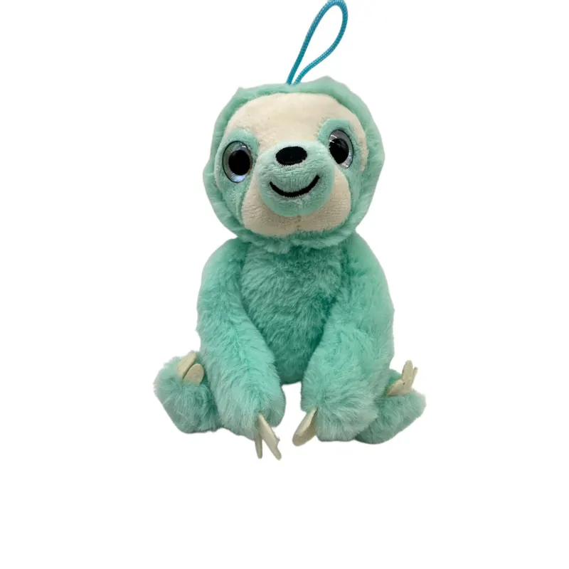 Soma Faultier Kuscheltier XXL 25 cm Faultier Plüschtier Anime Kawaii Plush Stofftier Cute Plushies Plüschtiere Plushie Halloween Weihnachten Geschenke für Kinder Faultier blau türkis