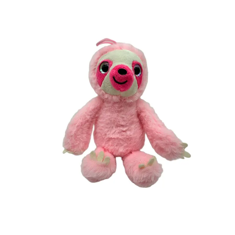 Soma Faultier Kuscheltier XXL 25 cm Faultier Plüschtier Anime Kawaii Plush Stofftier Cute Plushies Plüschtiere Plushie Halloween Weihnachten Geschenke für Kinder Faultier rosa