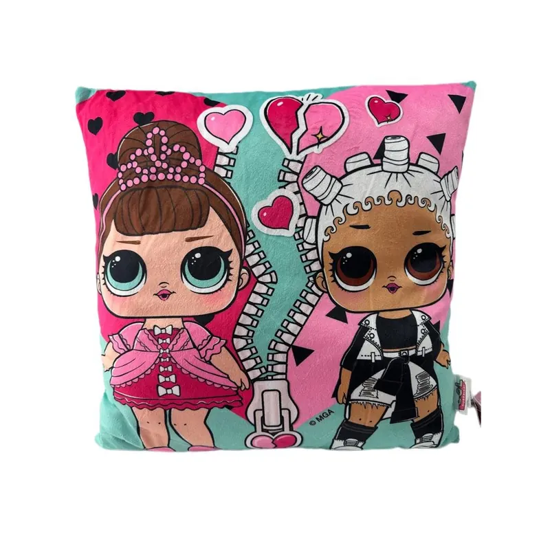 soma Kissen LOL Suprise ko grün pink Kin r L.O.L. SUPRISE! 40 x 40 cm