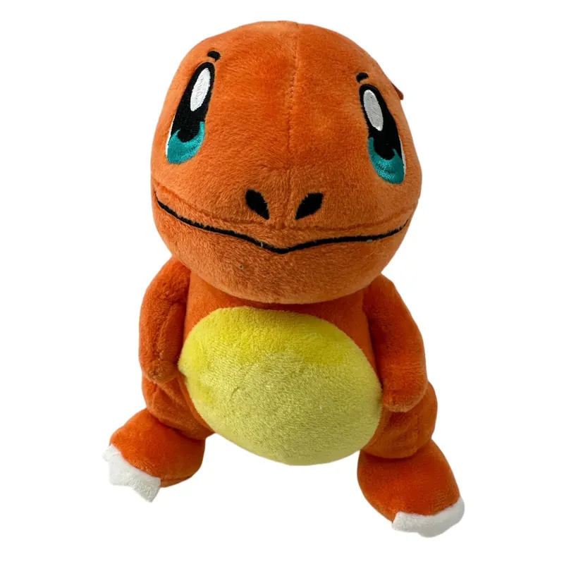 Soma Pokemon Kuscheltier Glumanda Plüschtier XXL 17 cm Stofftier Anime Kawaii Plush Stofftier Cute Plushie Halloween Weihnachten Geschenke für Kinder