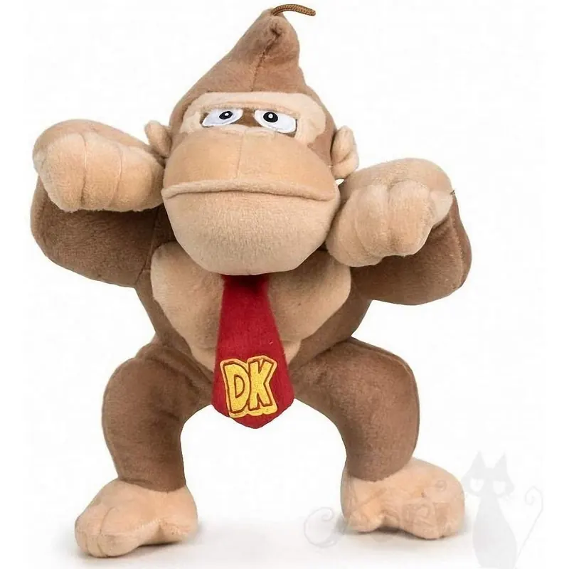 Soma Yoshi Drache Mario, Luigi, Donkey Kong, Toad Pilz Plüschfigur, 30cm, kuschelweich Dinosaurier, Kuscheltier, ab den ersten Lebensmonaten geeignet (Donkey Kong 30 cm)