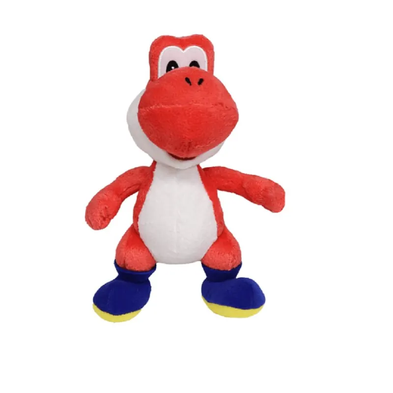 Soma Yoshi Drache Plüschfigur, 20 cm, kuschelweich Dinosaurier, Kuscheltier, ab den ersten Lebensmonaten geeignet (rot)