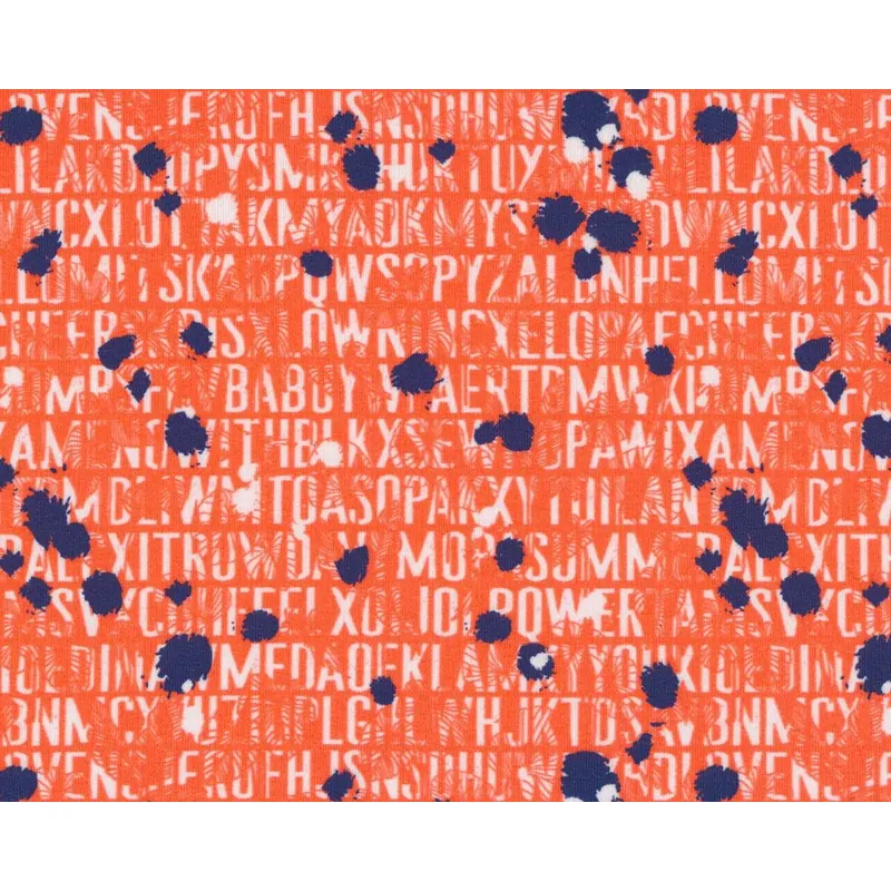 Sommersweat LIVERPOOL, Buchstaben, orange