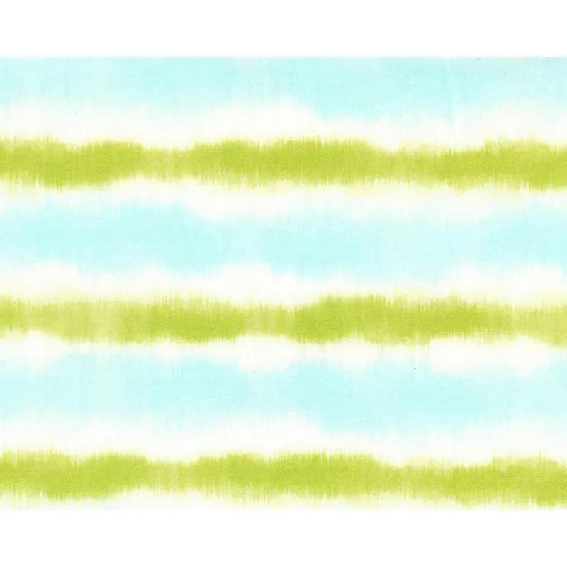 Sommersweatstoff REFRESH STRIPE, Batikstreifen, hellgrün, Hilco