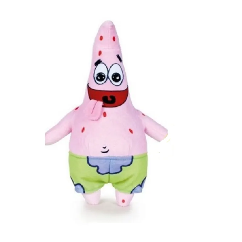 Sponge Bob Patrick Schwammkopf Spongebob Patrick Zunge Kuscheltier XXL 33 cm  Spongebob blau Plüschtier Stofftier Geschenk für Mädchen Jungen und Kinder