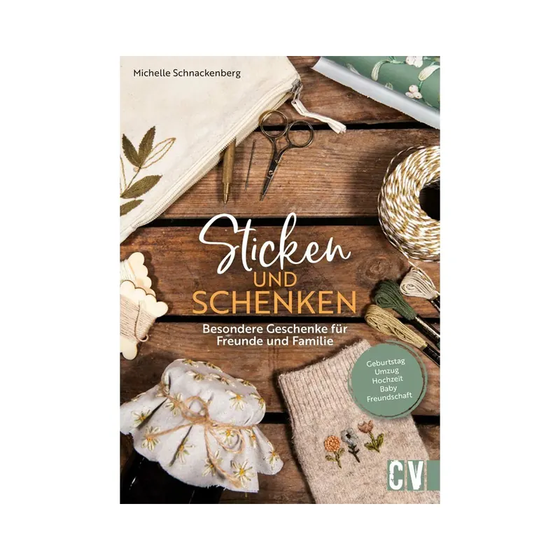 Stickbuch: Sticken und schenken, CV