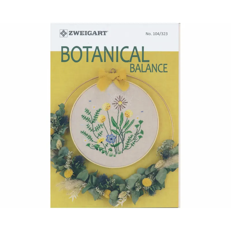 Stickheft: Botanical Balance, Blumen, Zweigart