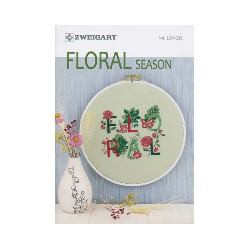 Stickheft: FLORAL SEASONS, Zweigart