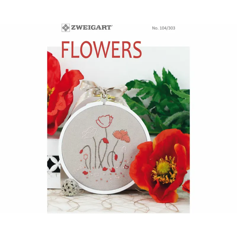 Stickheft: Flowers, Blumen, Zweigart