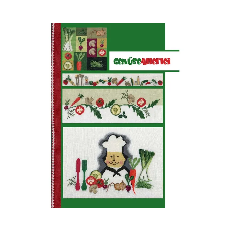 Stickheft: Gemüseallerlei, Stickgalerie