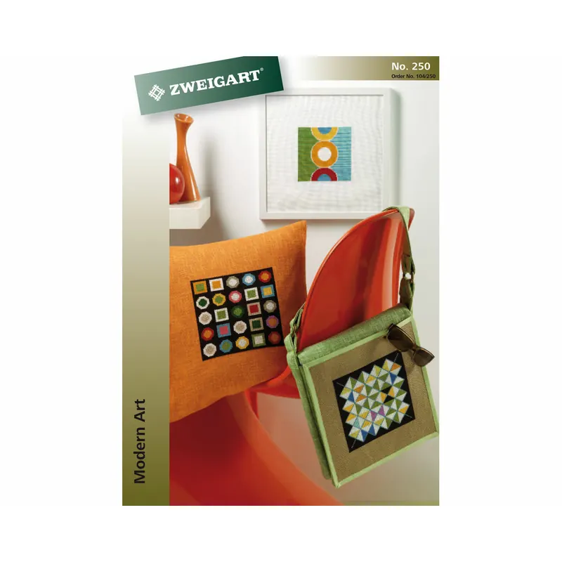 Stickheft: Modern Art, Geometrische Muster, Zweigart