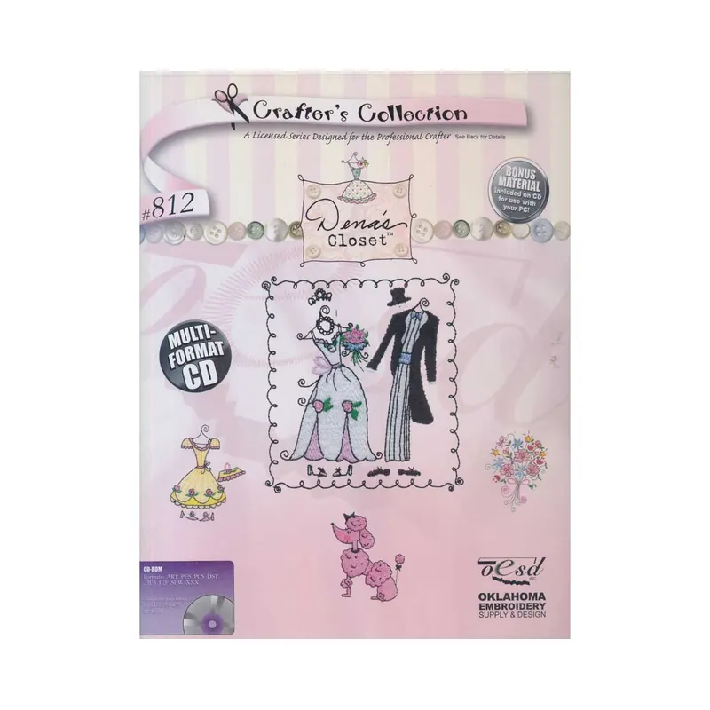 Stickmotiv-CD DENA'S CLOSET, Dena Design, Crafter's Collection