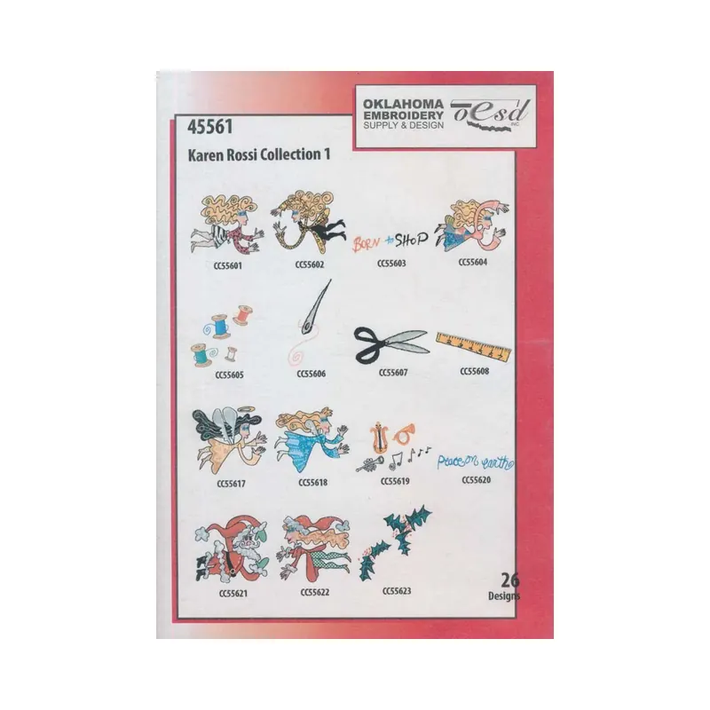 Stickmotiv-CD KAREN ROSSI, Collection 1