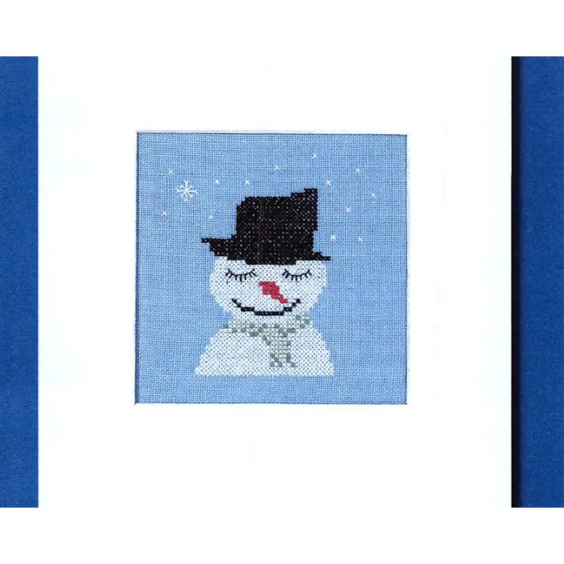 Stickset Vaupel & Heilenbeck, Schneemann mit Hut